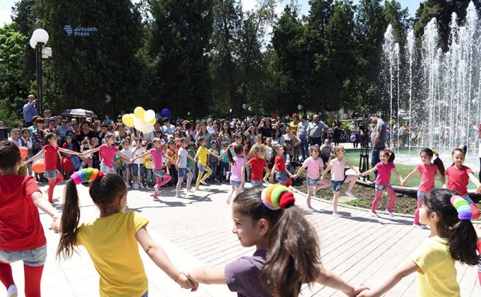 Festive events on International Children's Day were held in Stepanakert (Photos)