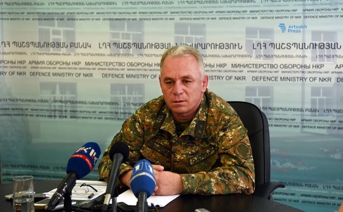 Tensions remain stable at the border says Commander of the NKR Defense Army