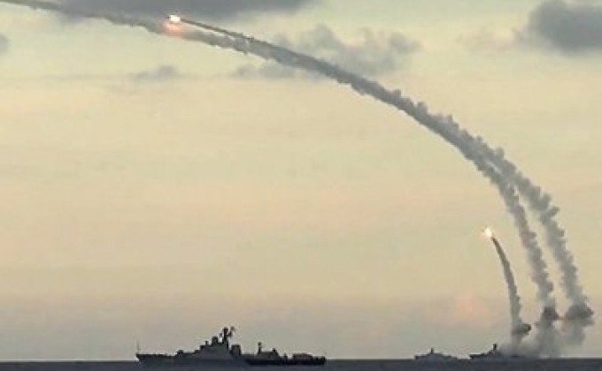 Российские корабли запустили шесть крылатых ракет по объектам ИГ в Сирии