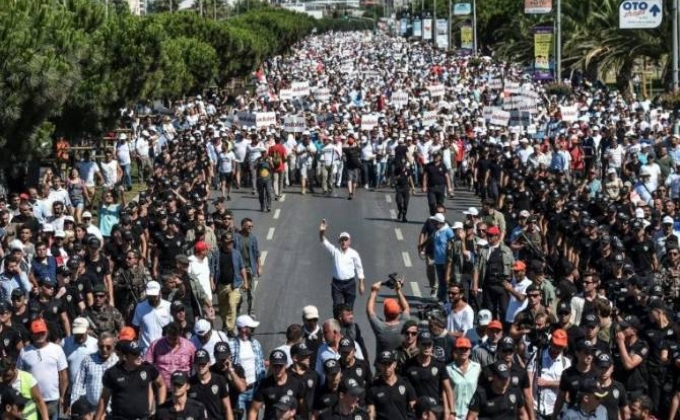 Թուրքիայի ընդդիմության հանրահավաքին մասնակցել է շուրջ 1.6 մլն մարդ
