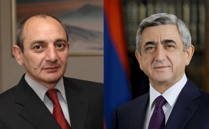 Бако Саакян направил поздравительное послание Президенту Республики Армения Сержу Саргсяну в связи с Днем независимости
