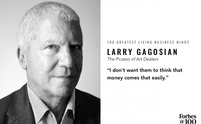 Լարի Գագոսյանը Forbes-ի վարկածով ժամանակակից ամենամեծ 100 բիզնես-ուղեղների ցանկում է

