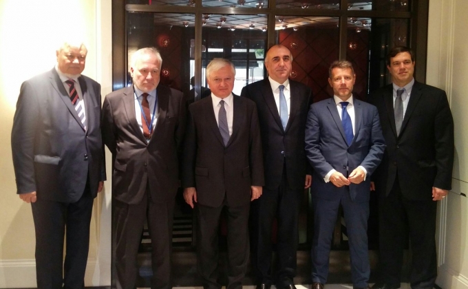 Նյու Յորքում մեկնարկել է Հայաստանի եւ Ադրբեջանի ԱԳ նախարարների հանդիպումը