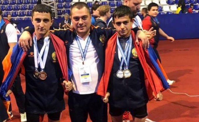 Պատանի ծանրորդները ոսկե և արծաթե մեդալ են նվաճել Եվրոպայի առաջնությունում