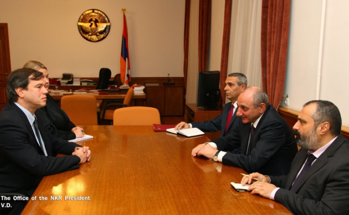 Bako Sahakyan received newly-appointed US co-chairman of the OSCE Minsk Group Andrew Schofer