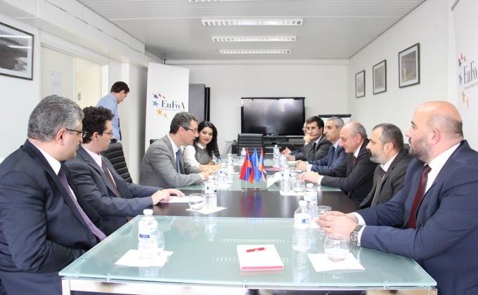  Бако Саакян посетил в Брюсселе офис организации «Европейские друзья Армении»