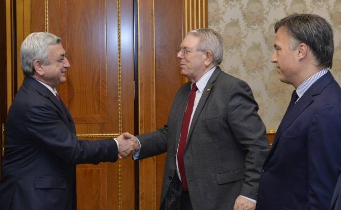 Armenian President receives PACE Monitoring Committee Co-Rapporteurs for Armenia