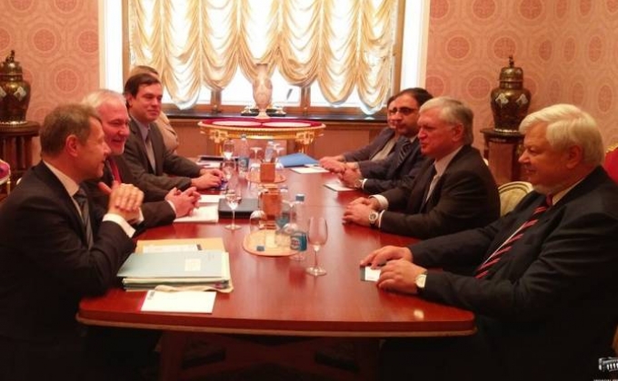 Глава МИД Армении в Москве провел переговоры с сопредседателями Минской группы ОБСЕ
