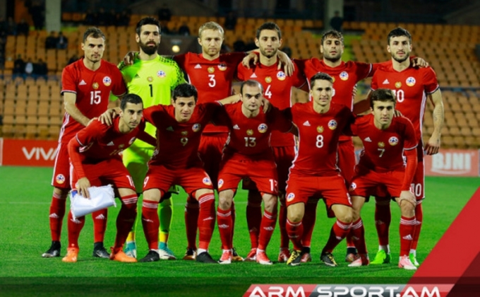 Armenian football team is the 90th in FIFA ranking