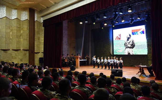 Artsakh President takes part in memorial evening dedicated to Monte Melkonyan’s 60th birth anniversary
