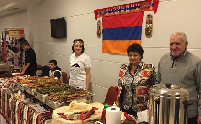 Armenian Embassy in Poland takes part in New Year charity fair