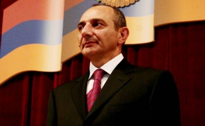Bako Sahakyan sends  a congratulatory address in connection with the NKR State Independence Referendum and Constitution Day.