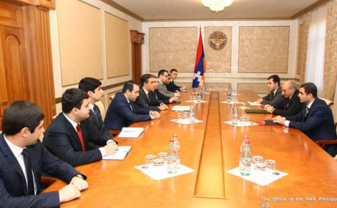 Artsakh President receives Armenia Ombudsman
