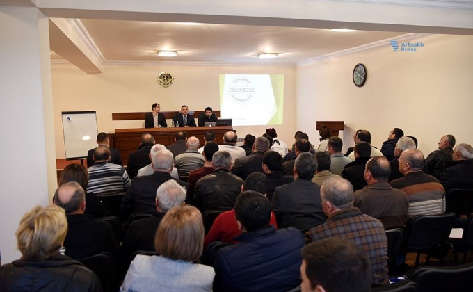 A lecture on pomegranate cultivation was organized in Stepanakert