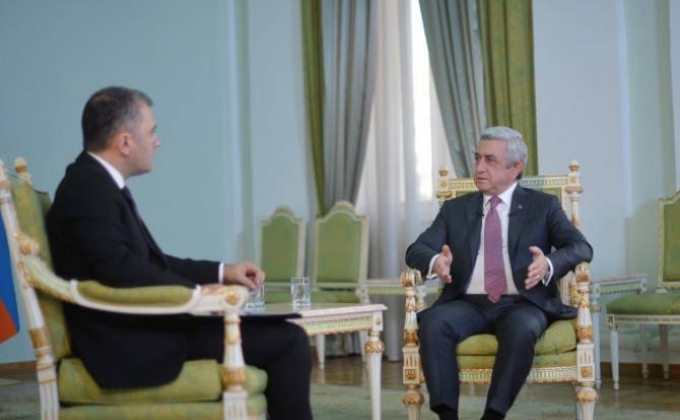 Armenian President presents vision of NK conflict settlement