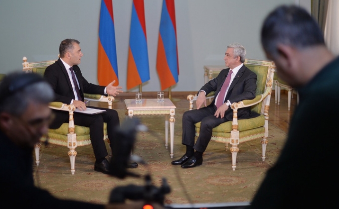 Armenia should be a very safe country, says President Serzh Sargsyan
