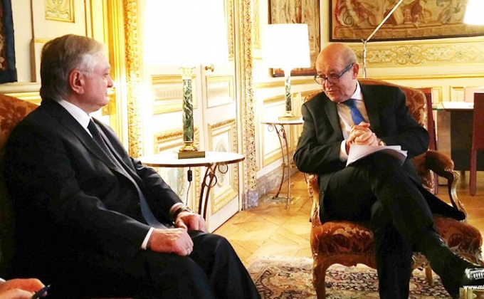 Էդվարդ Նալբանդյանը Ֆրանսիայի արտաքին գործերի նախարարին հրավիրել է այցելել Հայաստան