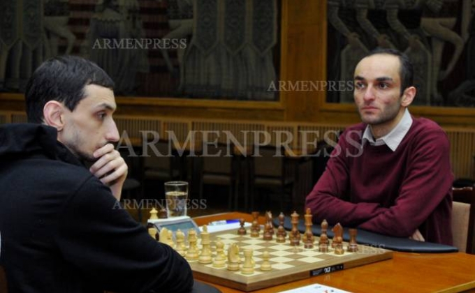 Robert Hovhannisyan, Karen Grigoryan debut with victories in Armenian Chess Championship