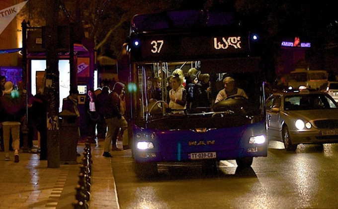 Թբիլիսիում «գիշերային» ավտոբուսներ կհայտնվեն