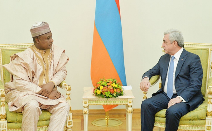 Президент Армении обсудил с послом Нигерии развитие двусторонних отношений