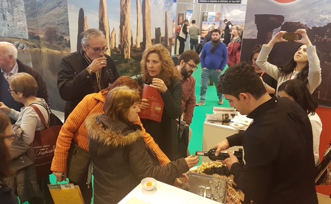 Artsakh wine tasted at the Madrid International Tourism Trade Fair