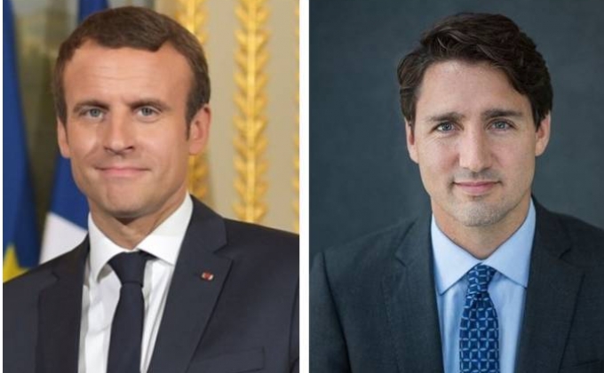 Ֆրանսիայի նախագահն ու Կանադայի վարչապետը հաստատել են Երևան այցելելու մտադրությունը