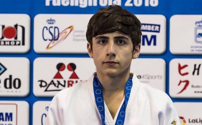 Armenian judoka wins bronze at European championship