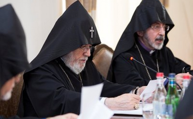В Св. Эчмиадзине началось заседание Высшего духовного совета: обсуждается вопрос Константинопольского патриархата