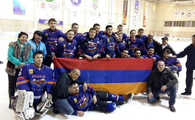 Ереванский хоккейный клуб «Арарат» одержал 2 победы