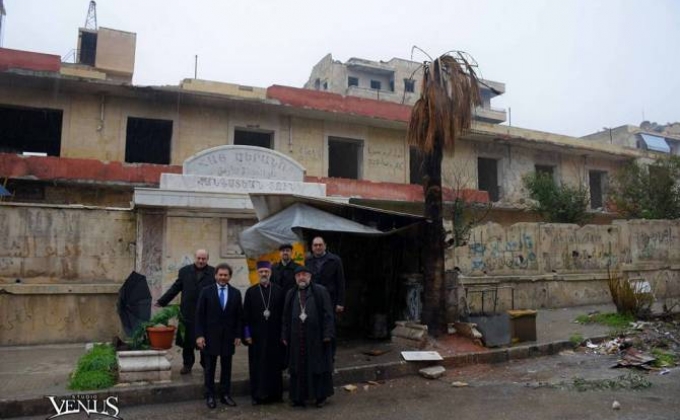 Главы армянских общин посетили армянский дом престарелых в Алеппо