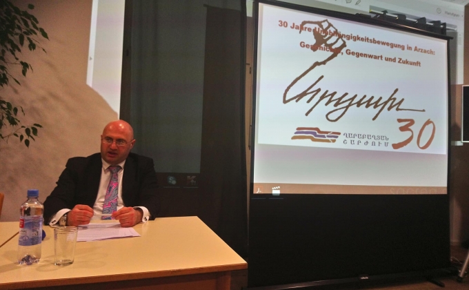 Мероприятие в Берлине, посвященное 30-летию Карабахского движения