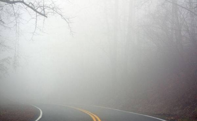 Dense fog observed on Goris roadways