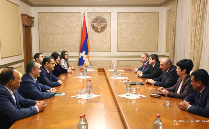 Artsakh President,  “Yeremyan Projects” company leadership discuss development of restaurant business in Artsakh