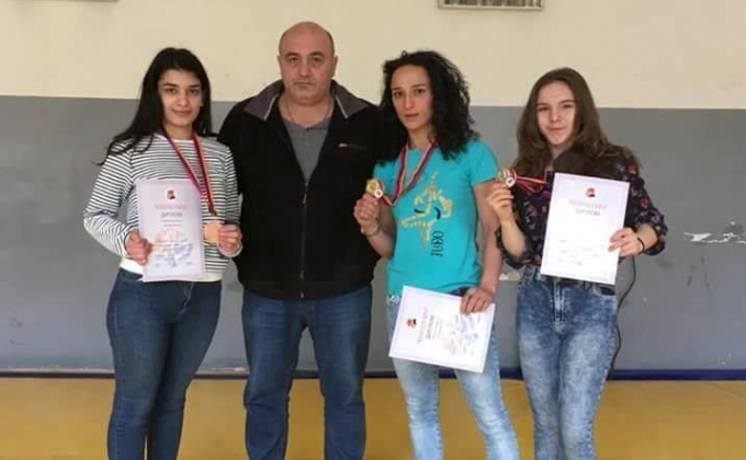 Artsakh athletes win gold, silver, bronze at Armenian Sambo Championship
