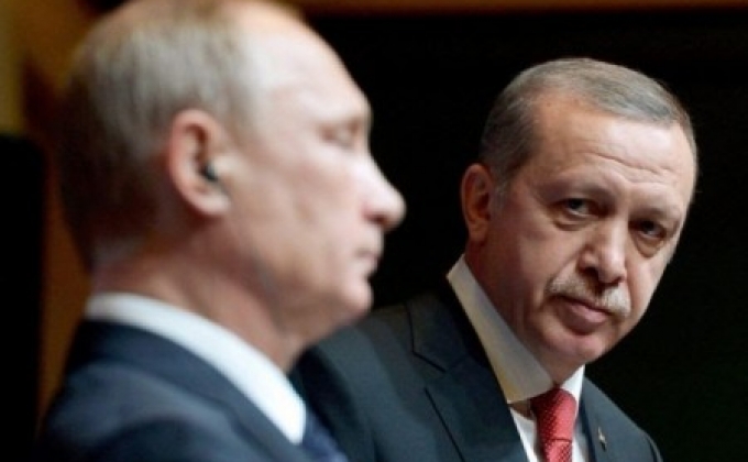 Erdogan, Putin discuss Syria in phone talk
