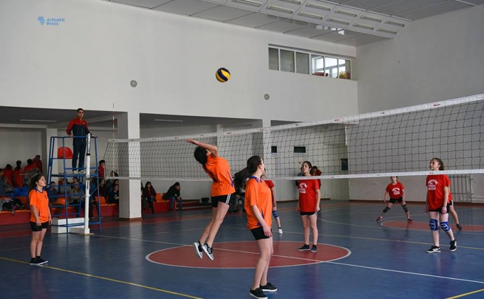School children’s volleyball competitions over in Stepanakert