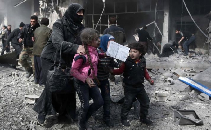 Russia says over 300 people have left Syria's eastern Ghouta