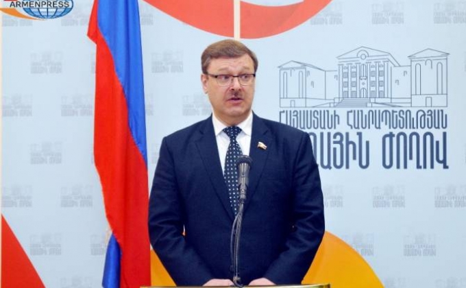 К. Косачев: РФ не будет продолжать поставки вооружения Азербайджану в том объеме, какой был до апреля 2016 г.