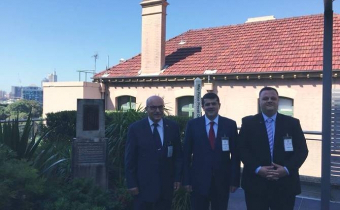 Artsakh State Minister Arayik Harutyunyan visits New South Wales Parliament