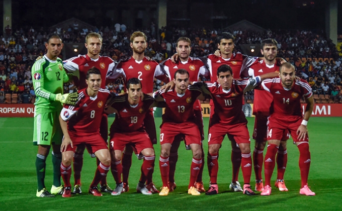 ФИФА. Позиция сборной Армении осталась неизменной