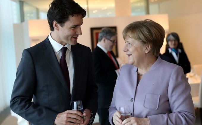 Премьер Канады и канцлер ФРГ договорились поддерживать Великобританию по делу Скрипаля