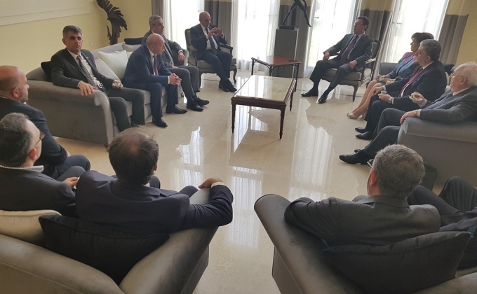 In Beirut Artsakh  President met with leading staff of AGBU Lebanon local body