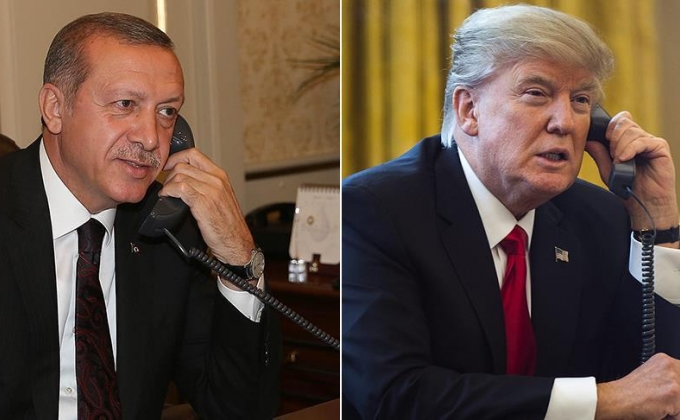 Trump, Erdogan hold phone conversation