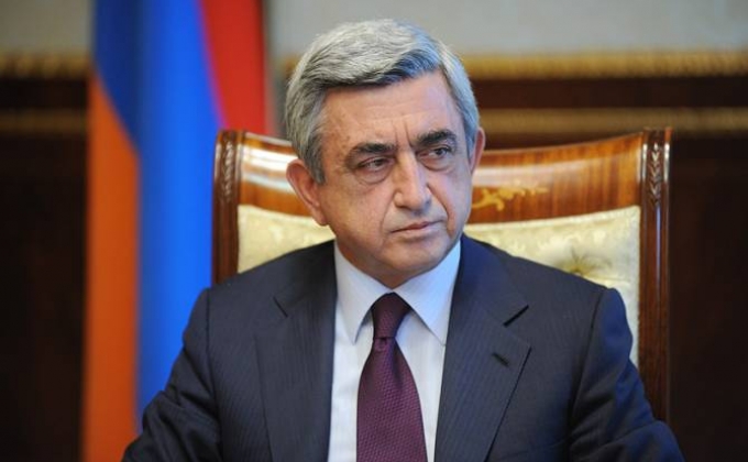 Президент Армении отбудет в Ватикан
