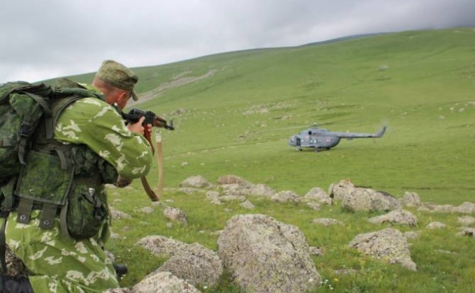 Հայաստանի ռուսական ռազմակայանի օդաչուները ոչնչացրել են պայմանական հակառակորդի ռազմական օբյեկտներն ու օդուժը