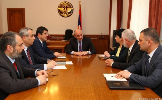 Президент Республики Арцах Бако Саакян провел рабочее совещание касательно сотрудничества Арцаха и Ливана