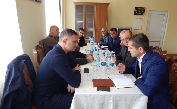 Artsakh Agriculture Minister visits Shahumyan region, has number of working meetings there