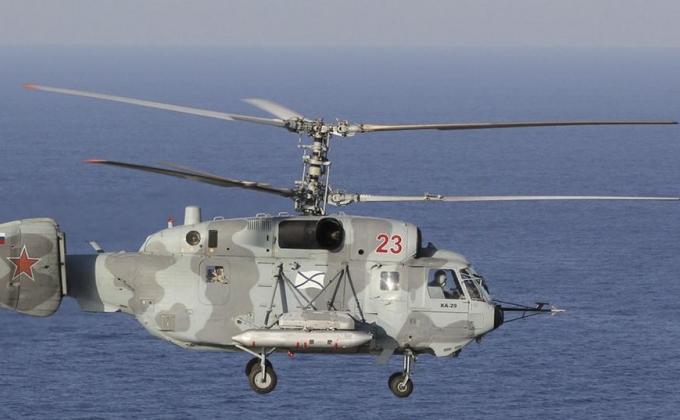 Russian military helicopter crashes in Baltic Sea