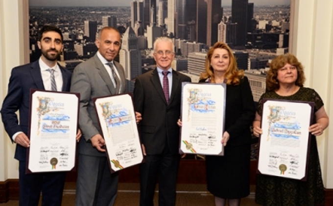 LA City Council members commemorate Armenian Genocide