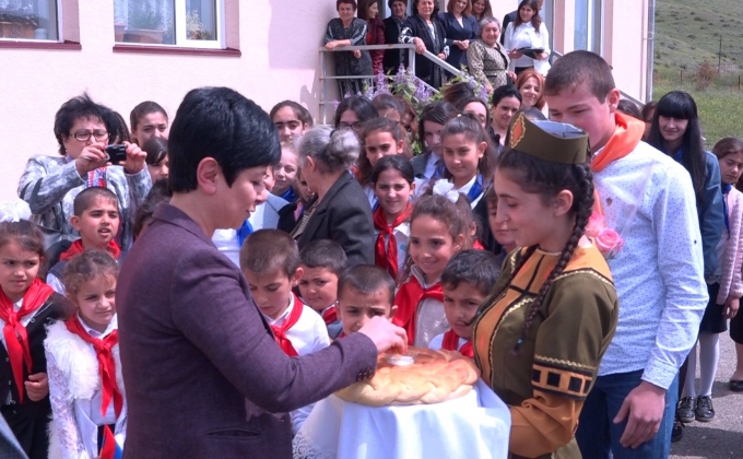 “Armat” engineering laboratory opens in Artsakh village’s school